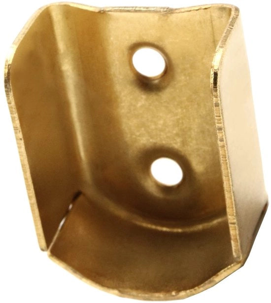 Supporti di vestiario per armadi - Contenitore per stanghe di vestiario - Montaggio semplice - Ottone - Supporti di vestiario per armadi - Adatto per tubi ovali - Quantità 10 pezzi
