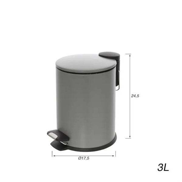 PATTUMIERA COVER 3L D.18XH25CM BLU
