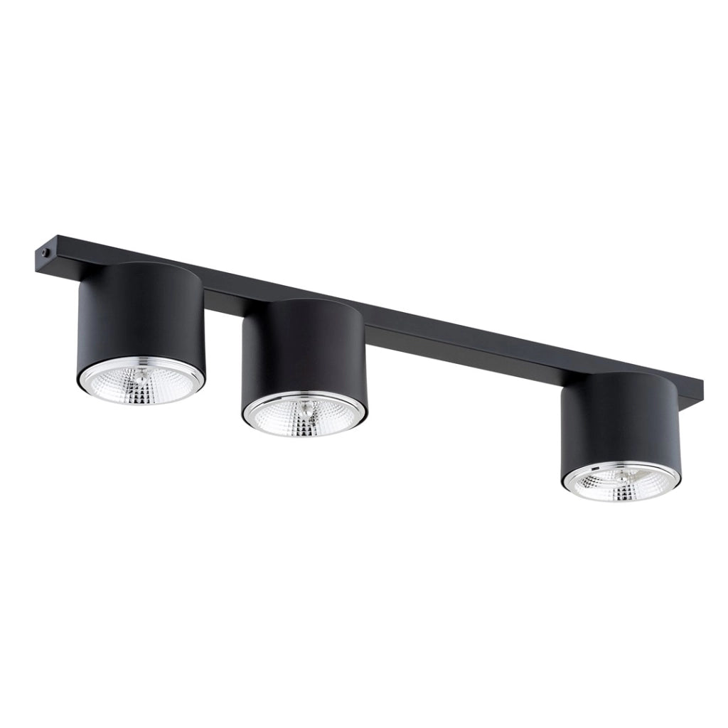 Barra faretti NANO nera minimalista 70cm 3xES111 15W Emibig