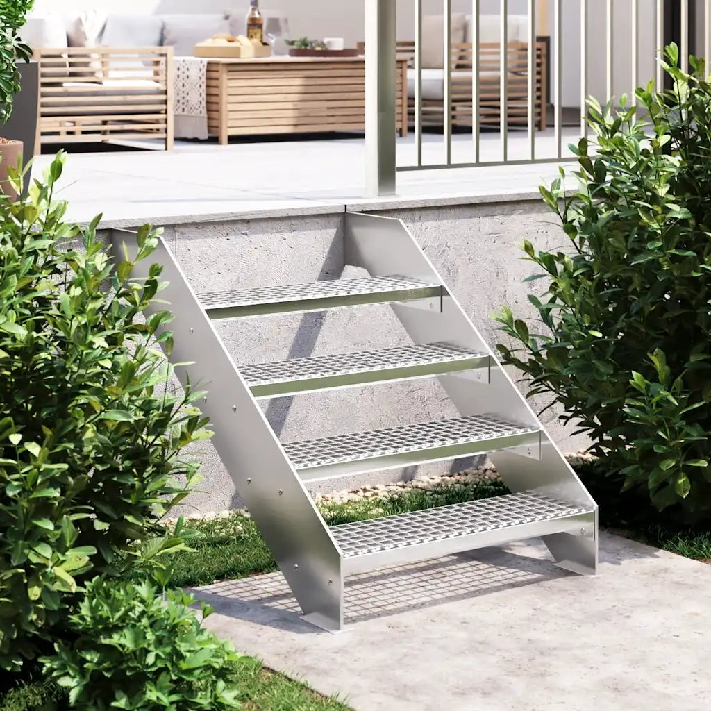Gradino in Griglia 70x24x7 cm Acciaio Zincato 155678