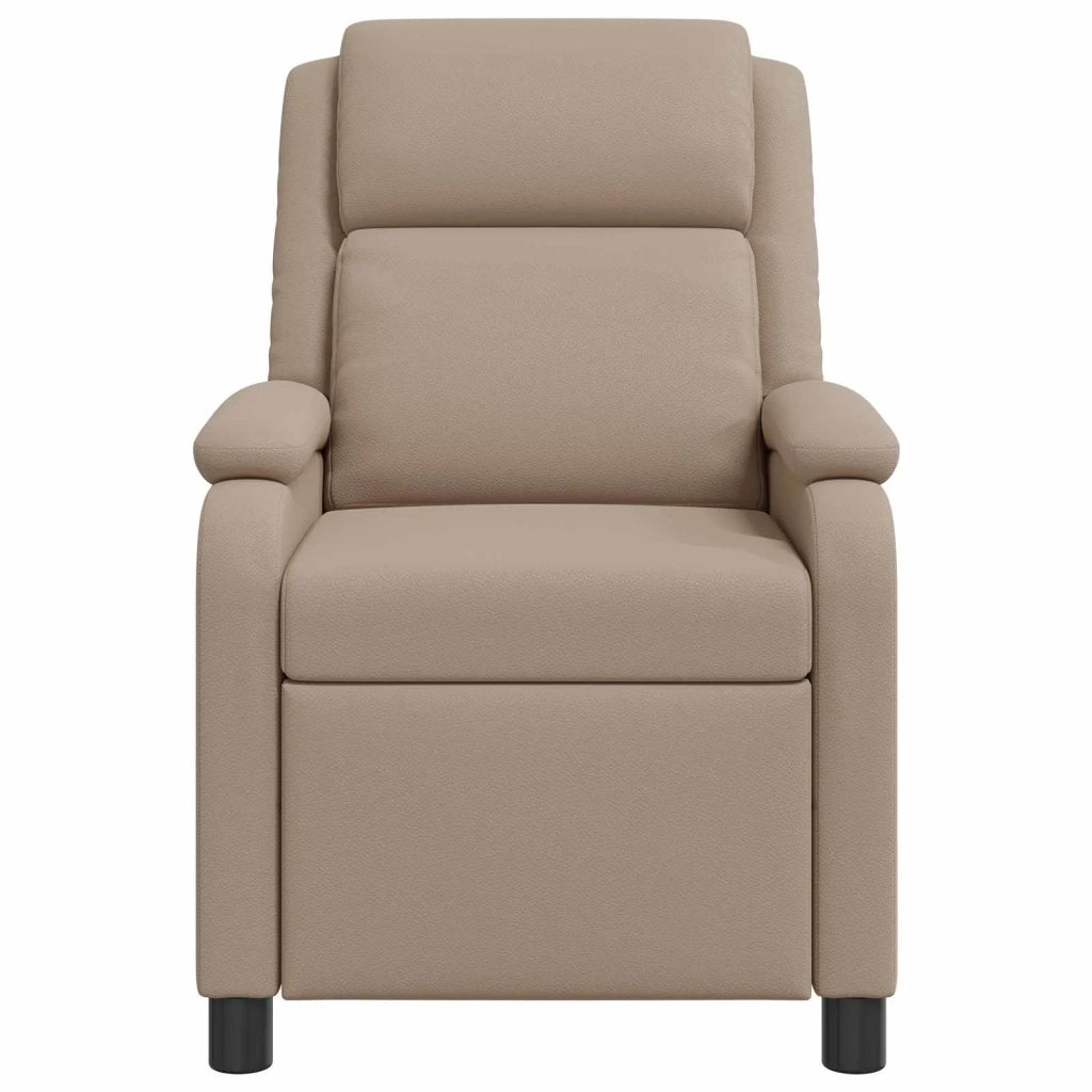 Divano Sedia-Poltrona reclinabile Cappuccino Similpelle 462481