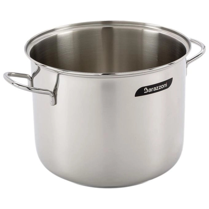 Barazzoni 266101022 Bonita Pentola Acciaio Inox 22 cm Capacita' 6 L Adatta a Tutte le Fonti di Calore incluso Induzione colore Acciaio Inox