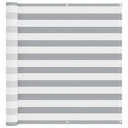 Schermo da balcone | Paravento da Balcone Grigio chiaro e bianco 120 x 400 cm