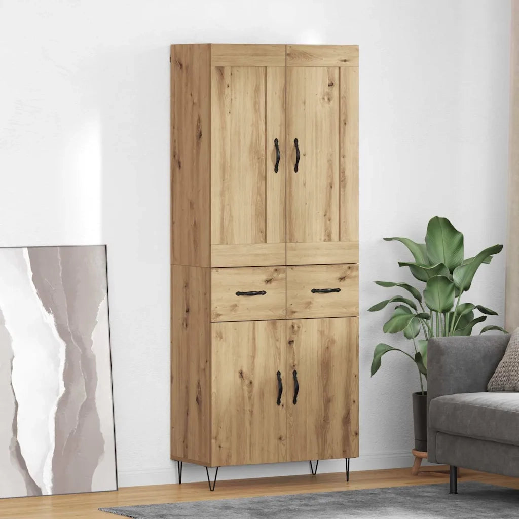 Credenza con cassetto Rovere artigianale 69,5 x 34 x 180 cm 3415946
