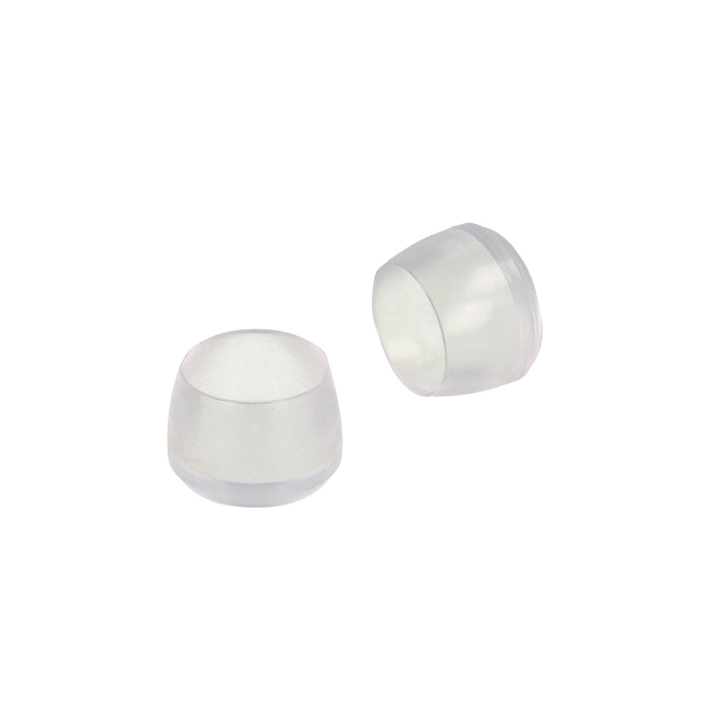 Puntali tondi PVC trasparente Ø 20 mm. - 8 pz.