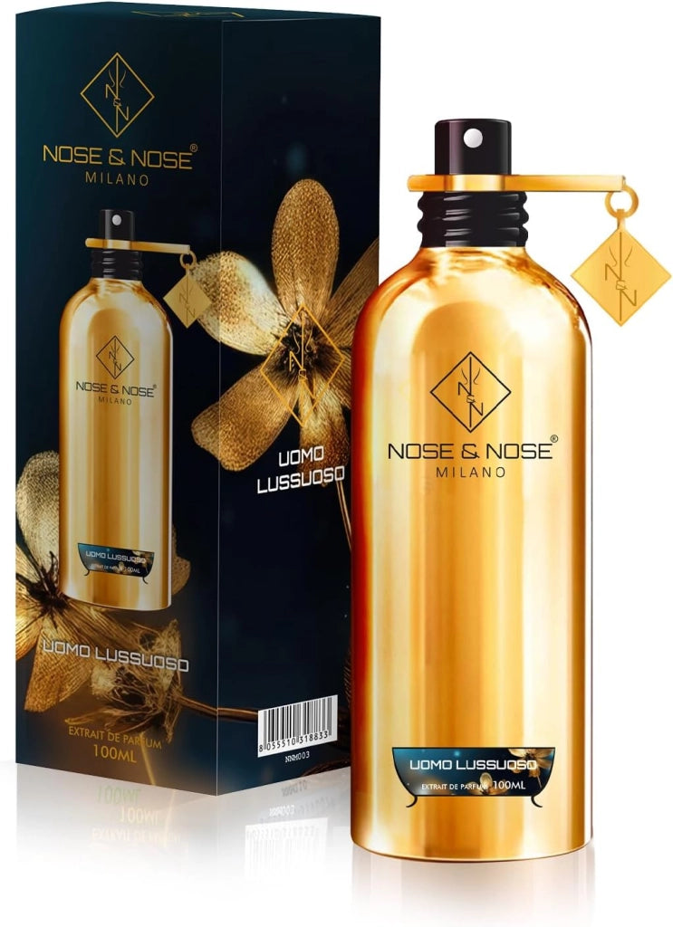 Nose & Nose Milano Analysis Profumo Unisex 100 ml – Extrait de Parfum 30% Essenza Pura, Ispirato a One Million, Fragranza Intensa e Persistente
