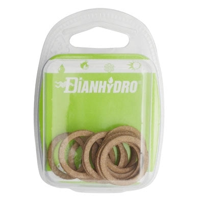 + GUARNIZIONI DI TENUTA IN CUOIO BLISTER- pz.10 (30x24x2) 1- FAIDF- pezzi 1