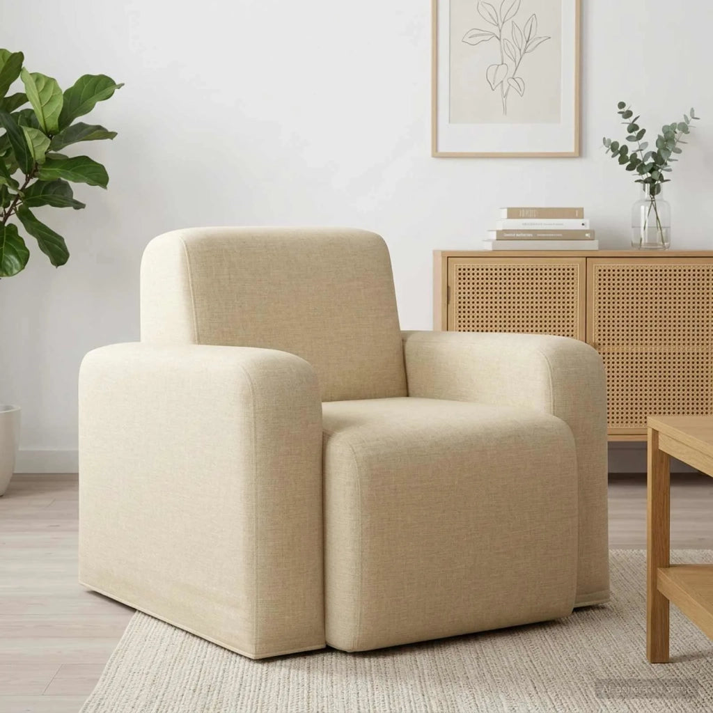 Poltrona Crema Tessuto 42042423