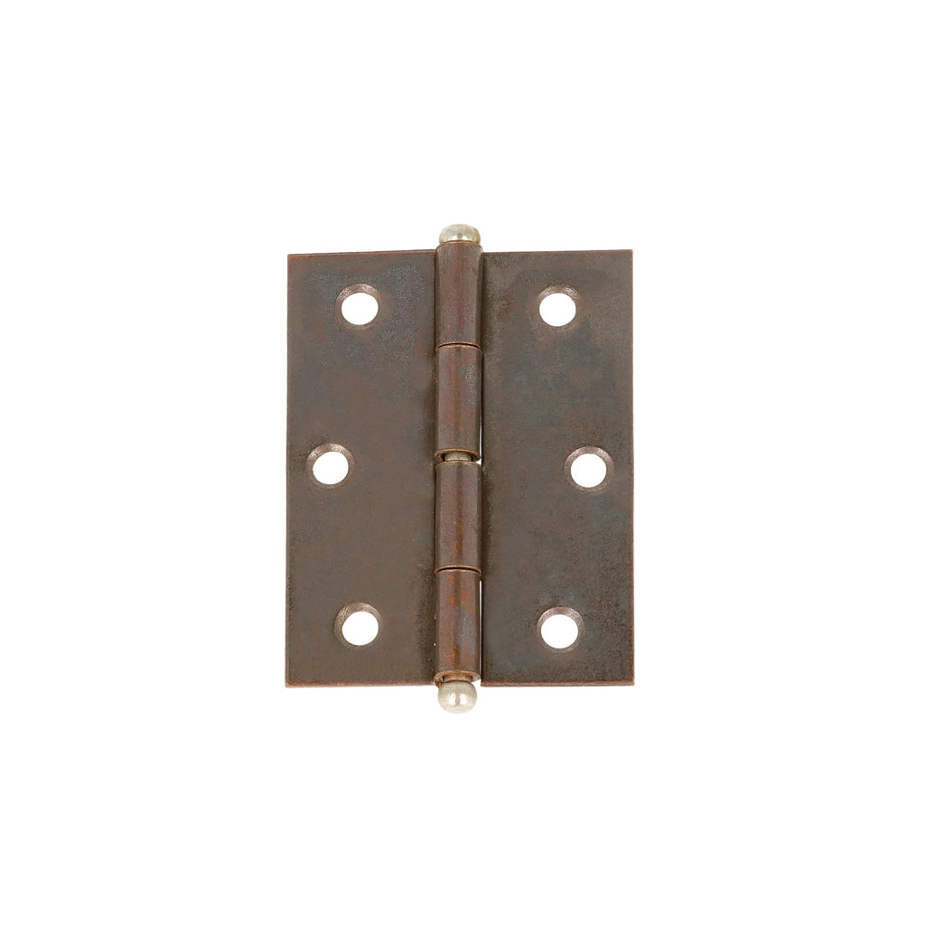 Cerniere pomoli sferici - 30 x 30 mm. - bronzato - 2 pz.