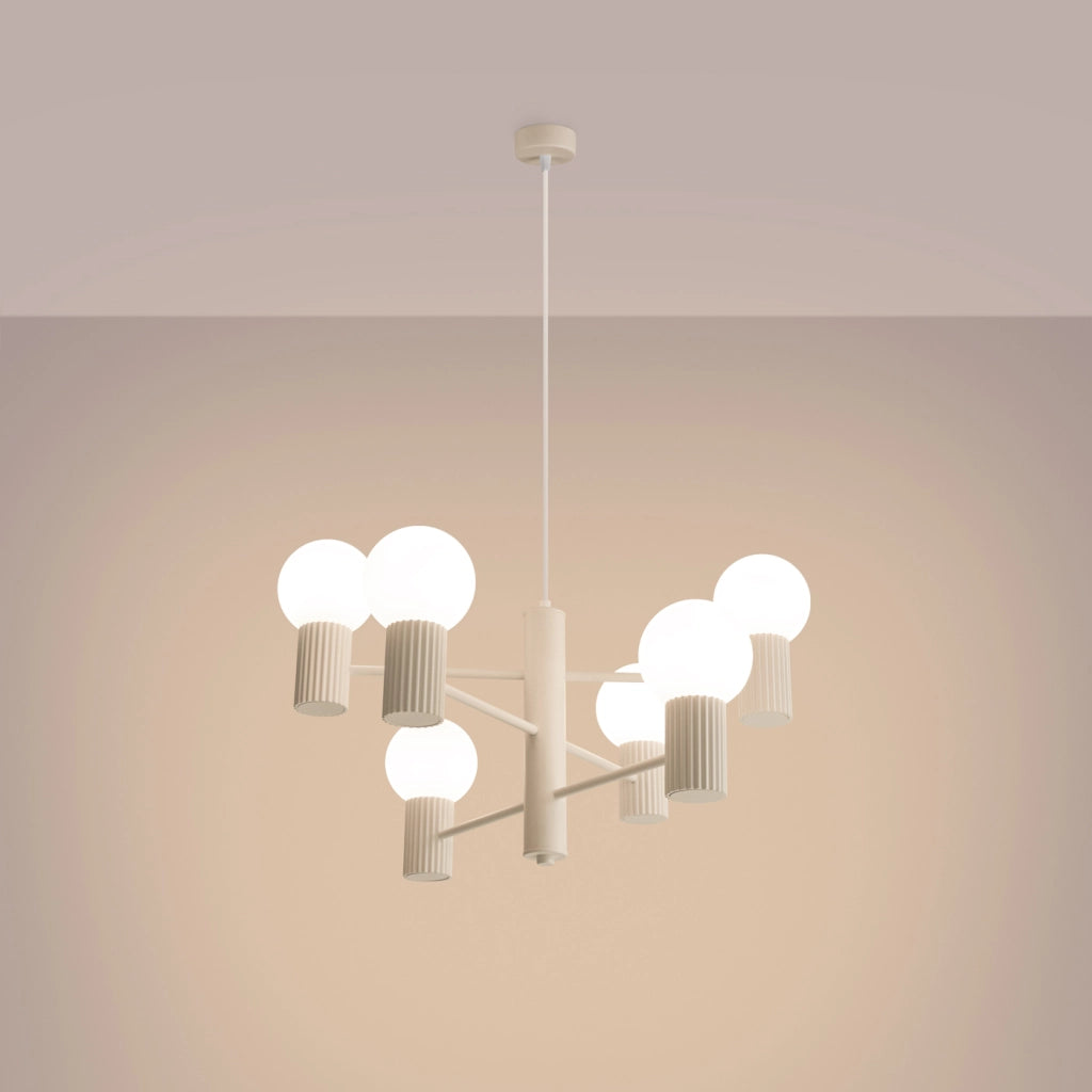 Lampadario HALO 6 beige