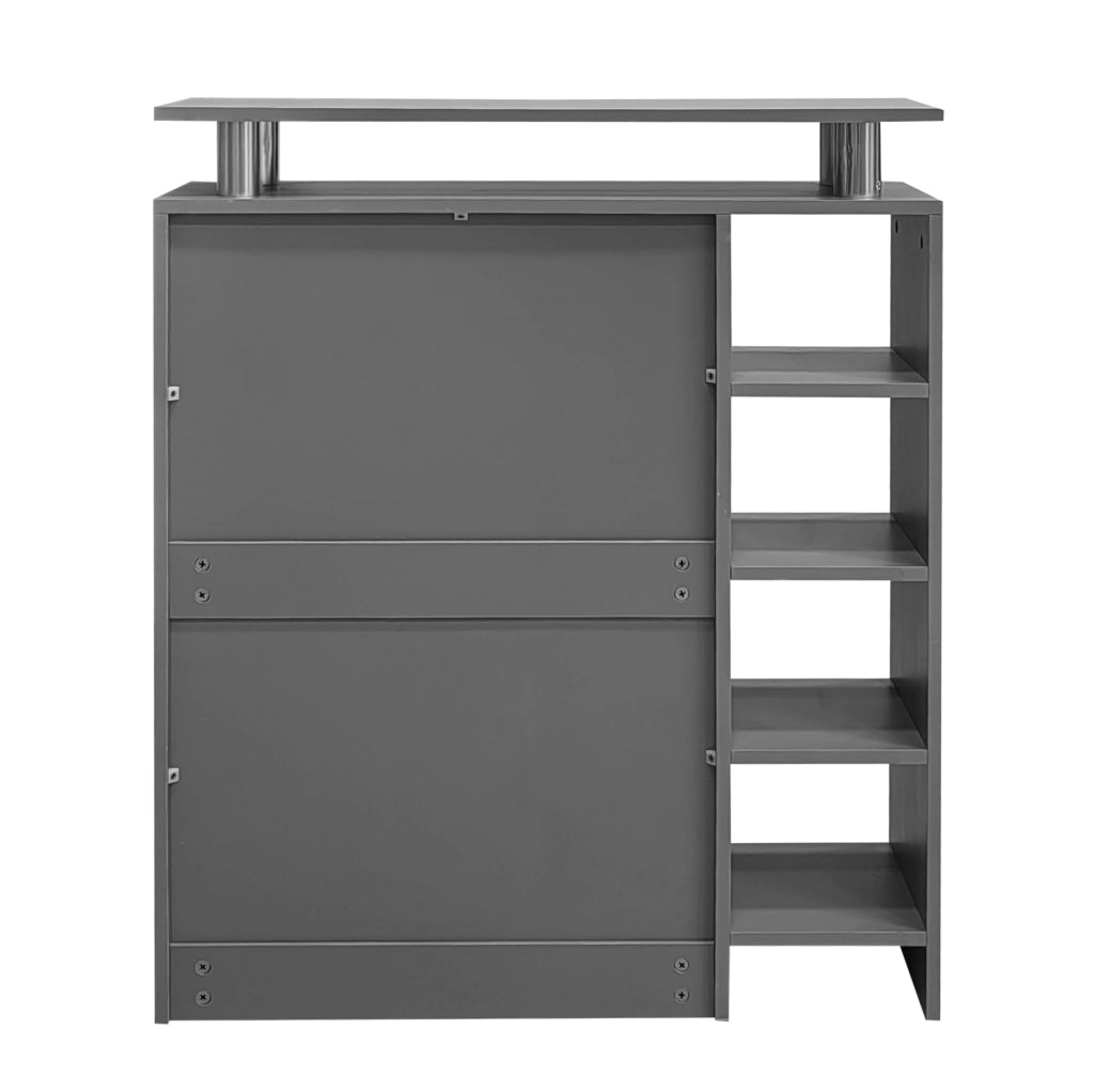 Set ingresso con scarpiera 80x25x96;5 cm; specchio e pannelli appendiabiti HOMVRA