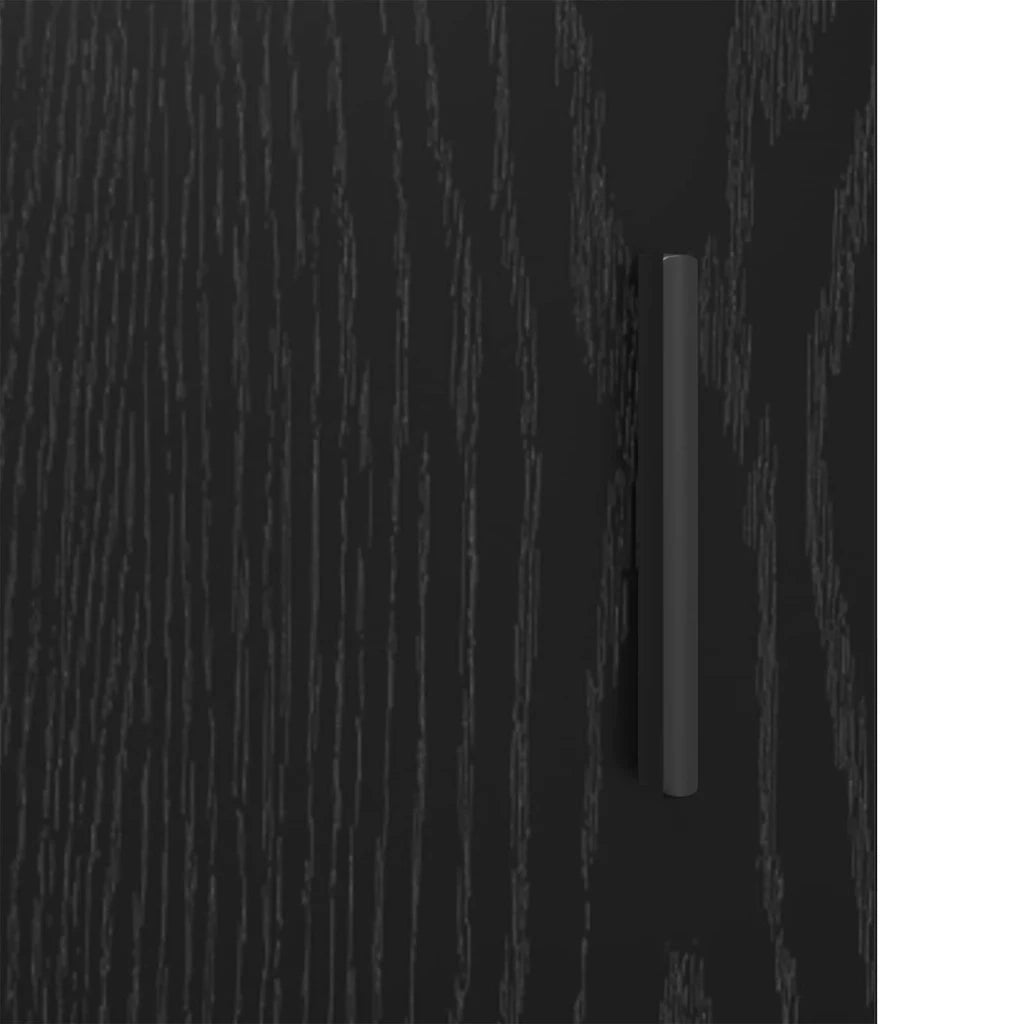 Credenza Rovere nero 30 x 80 x 119.5 cm Legno multistrato 881098