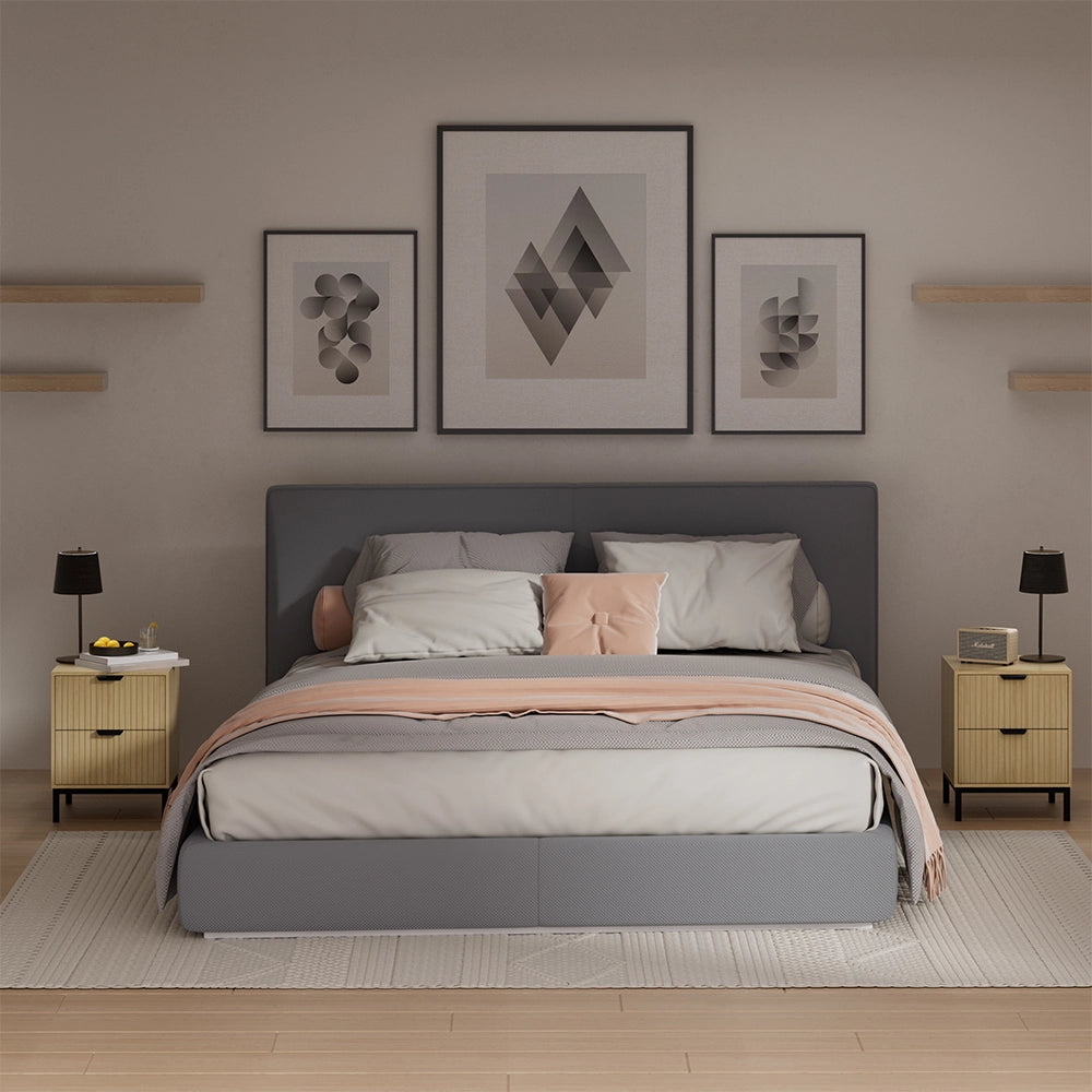 Vicco Comodino Rovere 40 x 52 cm Set di 2