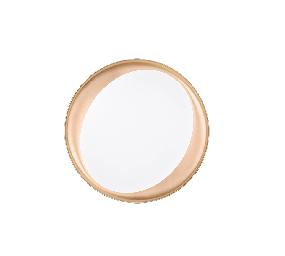 Plafoniera LED, plastica, nero, 48,5x7x48,5 cm, Zeta
