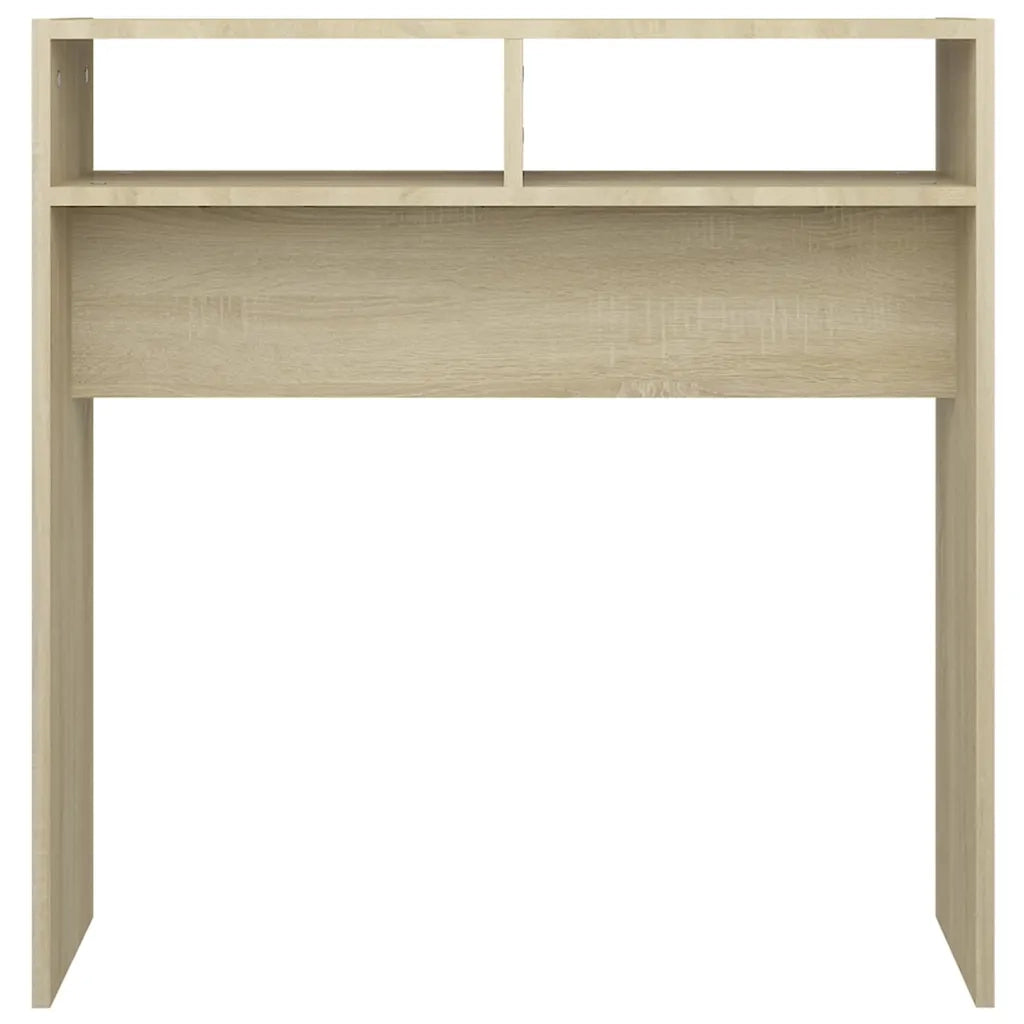 Tavolino Consolle Rovere Sonoma 78x30x80cm in Legno Multistrato 808299