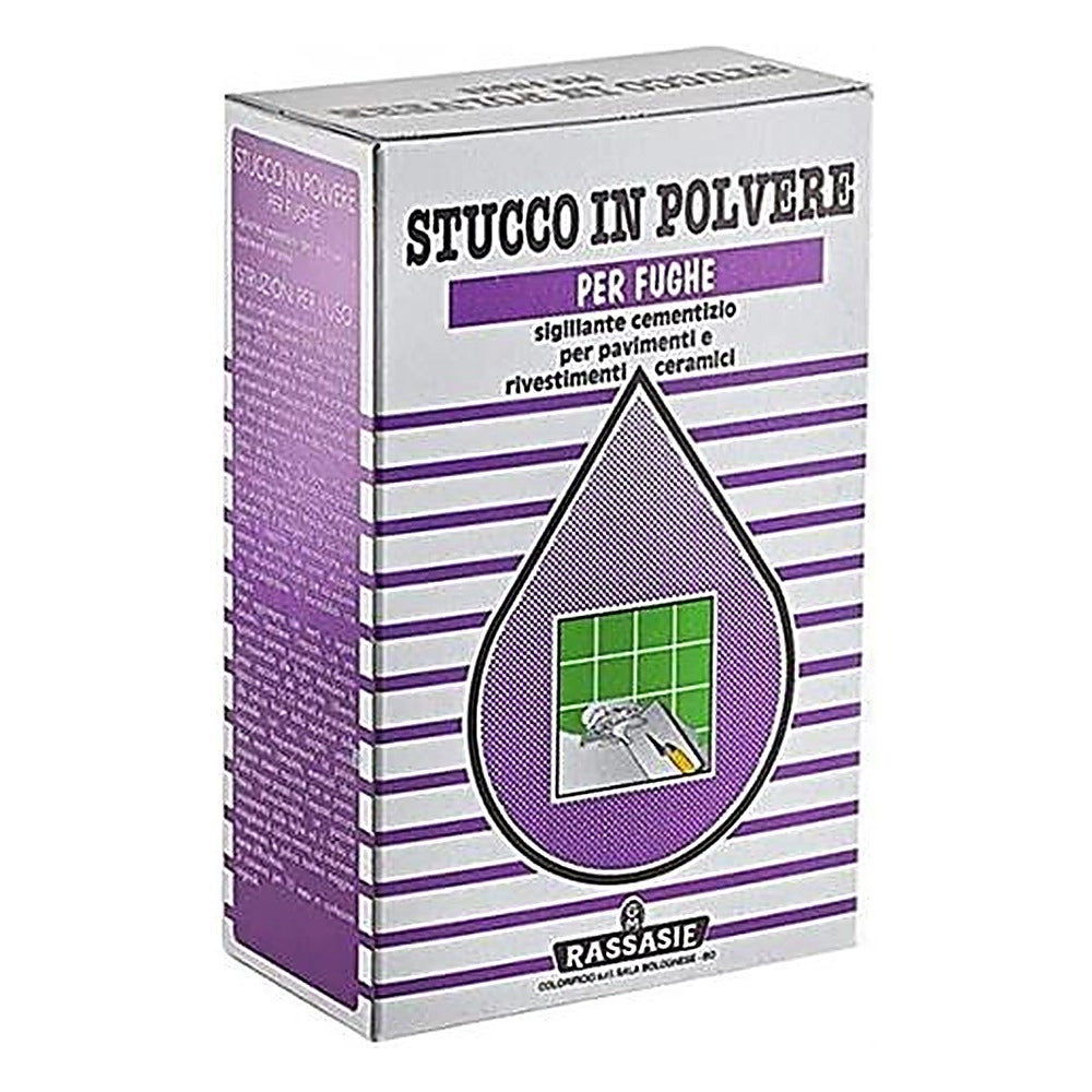Stucco cementizio bianco per fughe di piastrelle 1 kg