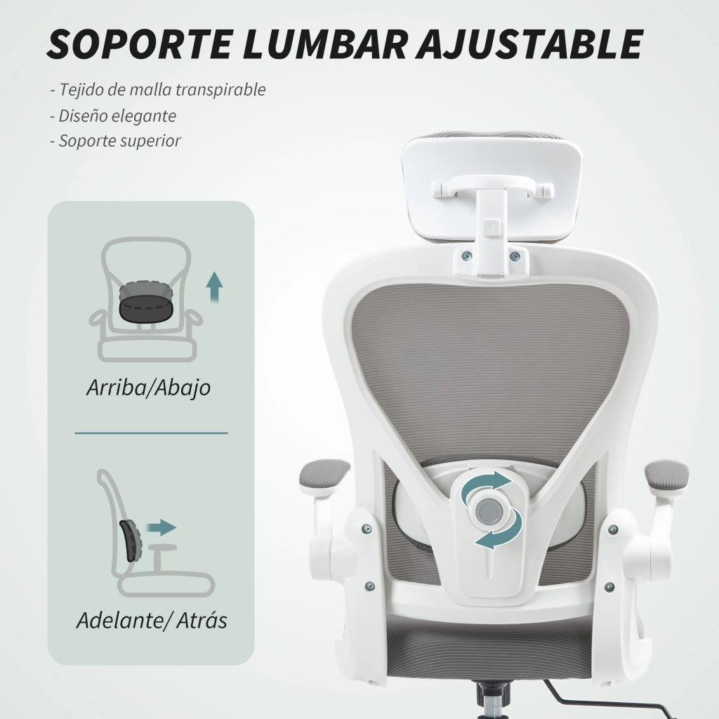 Sedia da ufficio con rete ¨C Minimal ¨C grigio