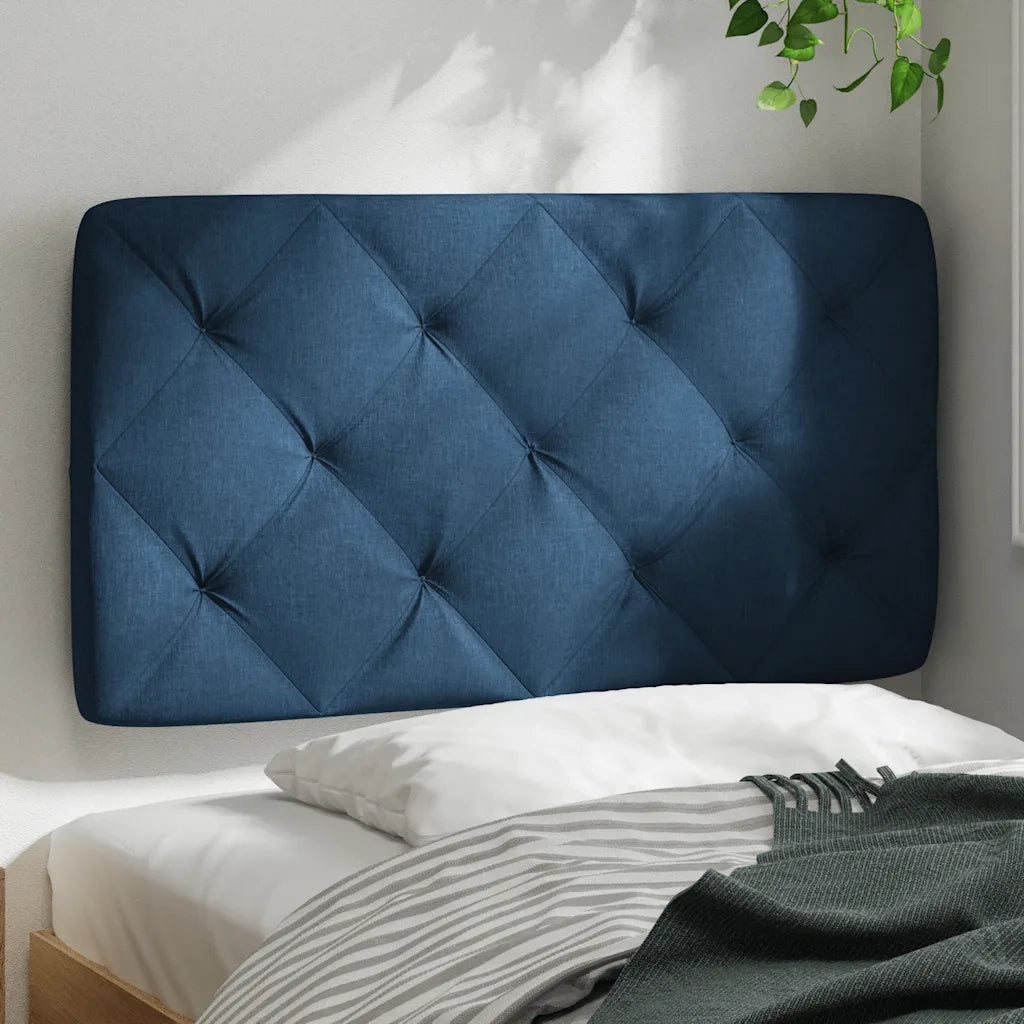 Cuscino Testiera Blu 90 cm in Tessuto 4019204
