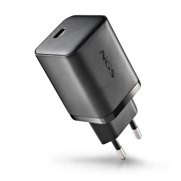 NGS BUD 65W-AC: Pack caricatore da parete USB-C con tecnologia GaN da 65W + cavo USB-C da 1,5 m + 4