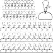 Anello per chiave - 50 pezzi D-ring clip per DIY e borse da mano
