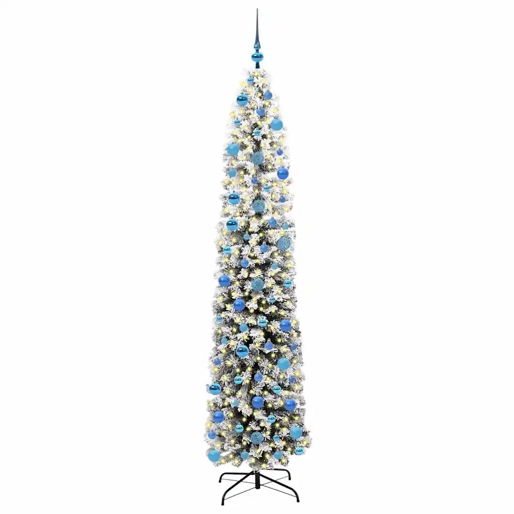Albero di Natale | Decorazioni natalizie artificiale con 300 LED Verde 240 cm