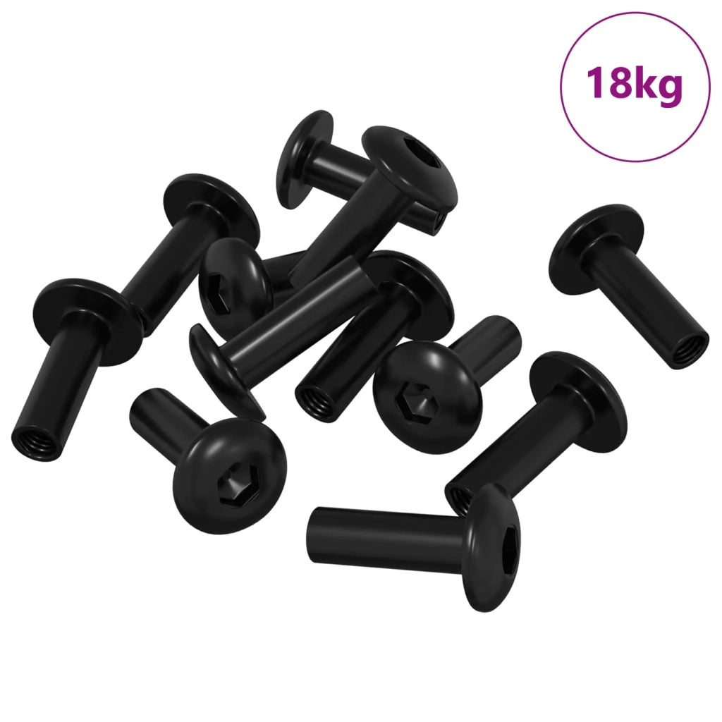 Dadi a Manica 8451 pcs Nero Metallo