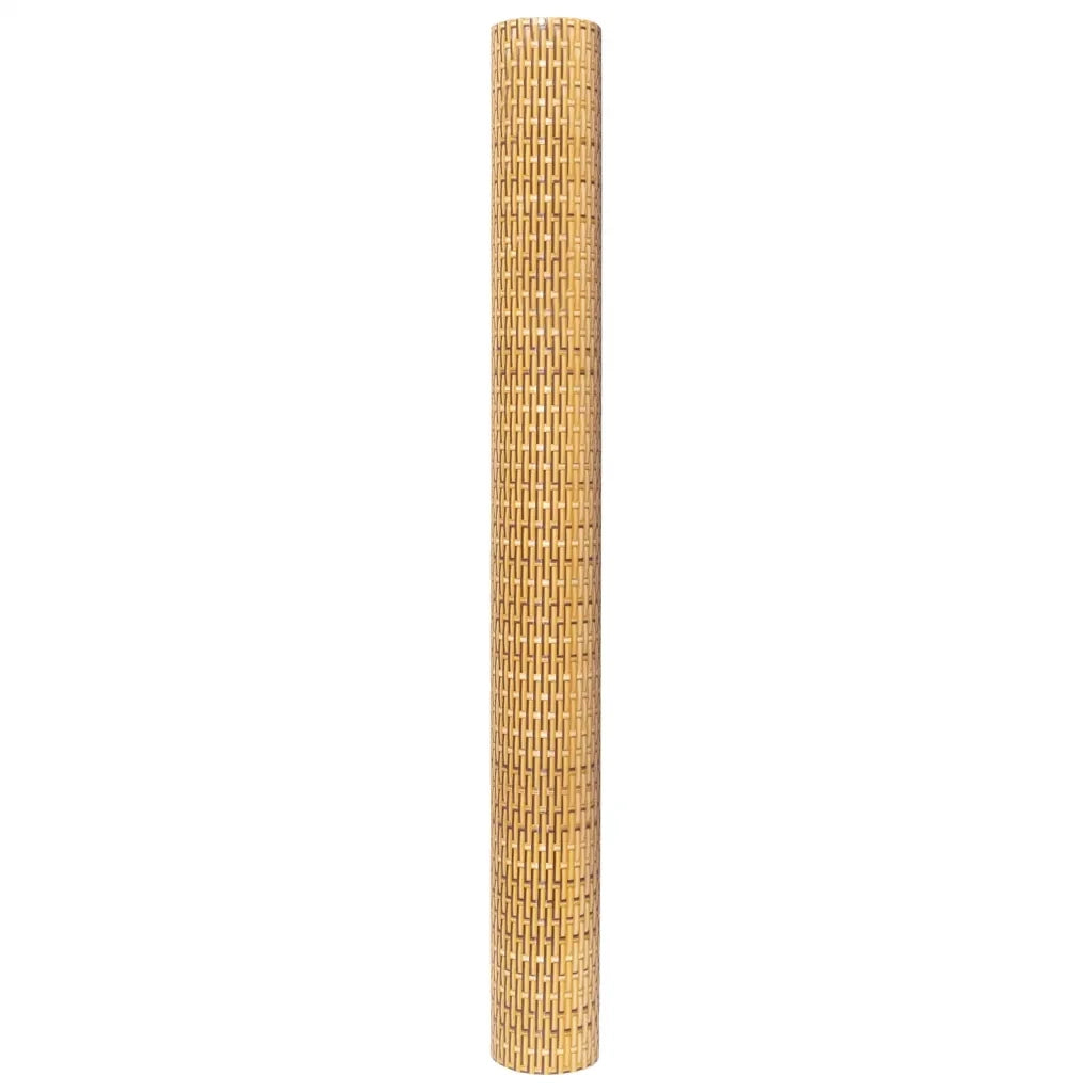 Schermo da balcone | Paravento da Balcone Marrone Chiaro 600x100 cm in Polyrattan
