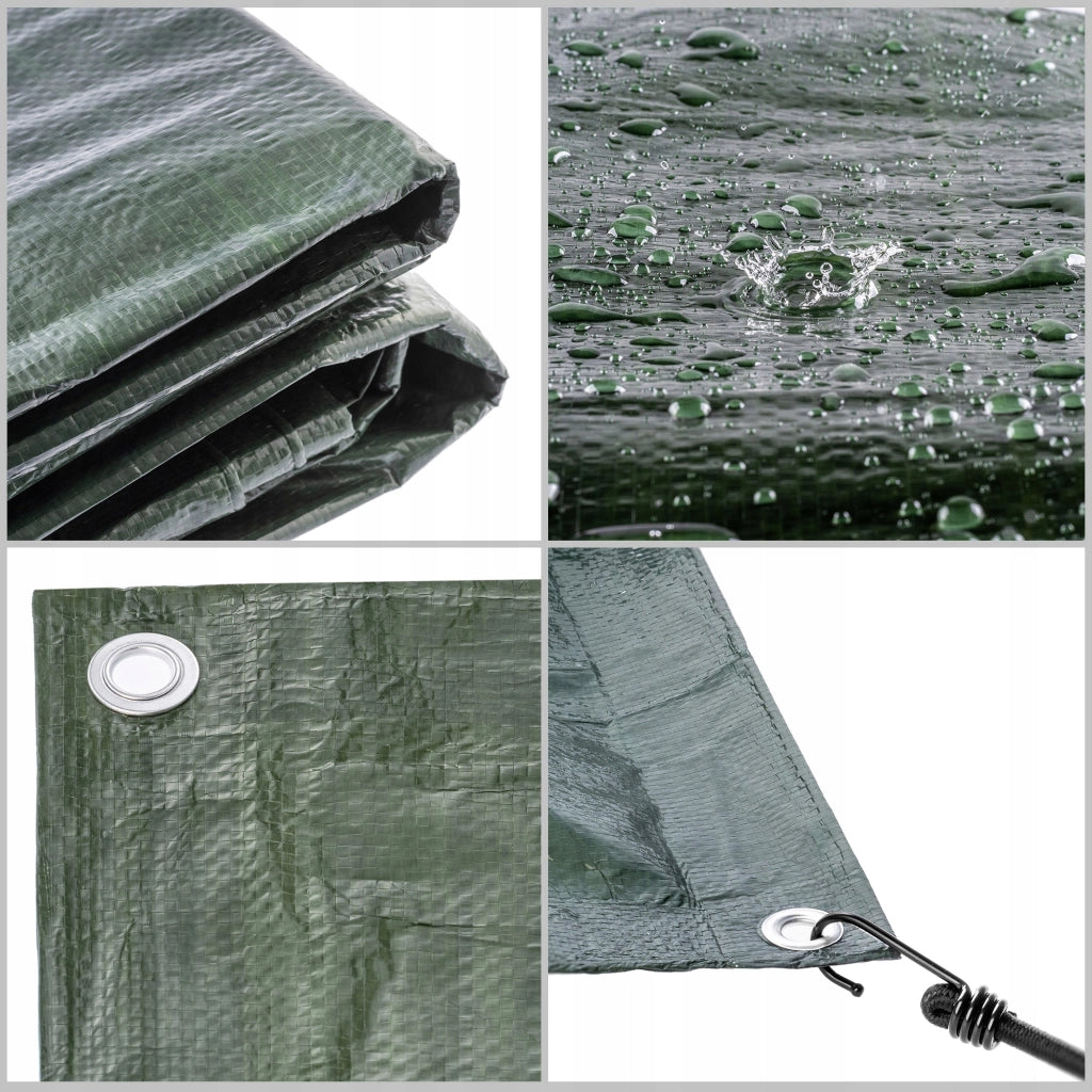 Telone KADAX rinforzato 10x6 Verde Copertura resistente Spesso resistente