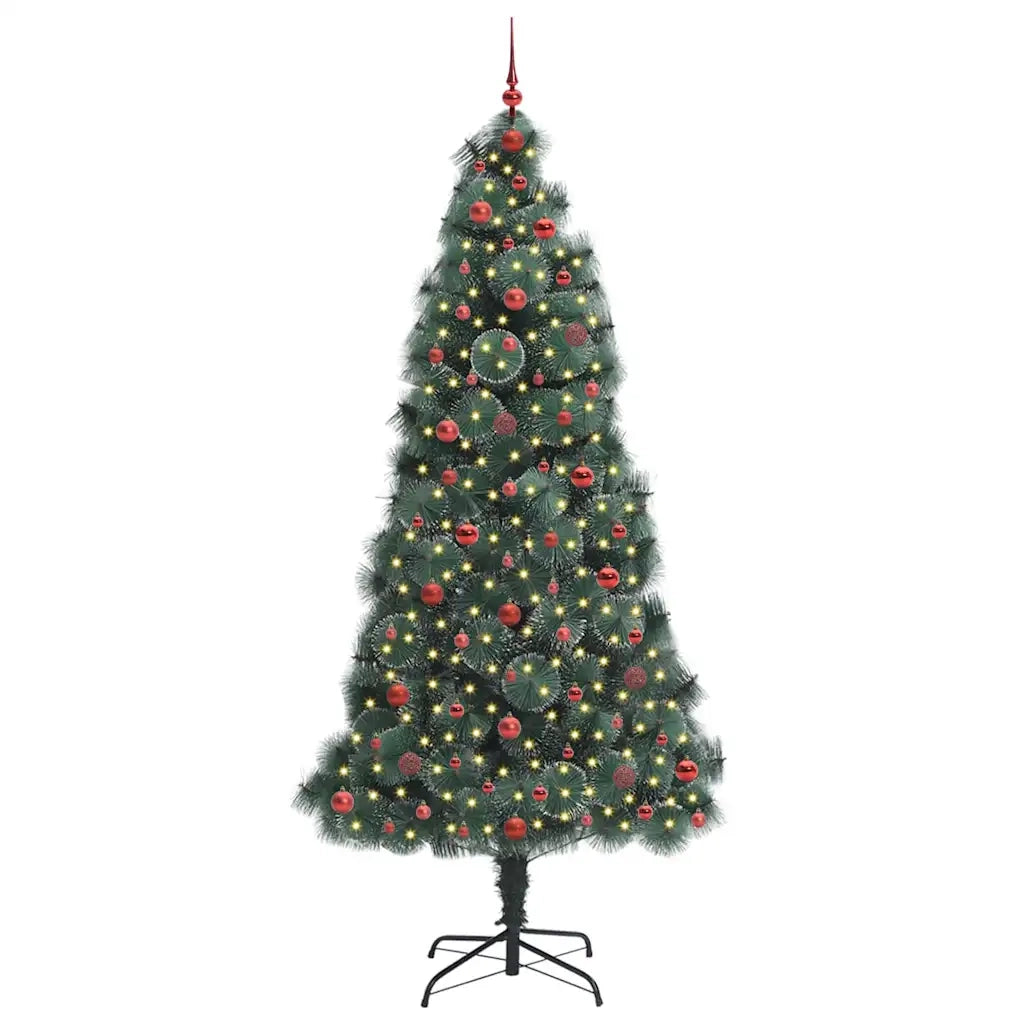 Albero di Natale artificiale pre-illuminato con set di palline 3396190