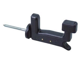 FERMAPERSIANE IN NYLON GRILLO- - con vite mm.150 - 25 pezzi