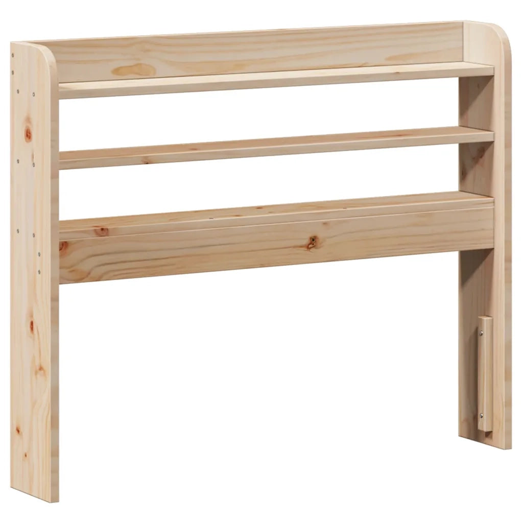 Giroletto con Testiera 75x190 cm in Legno Massello di Pino 3306694