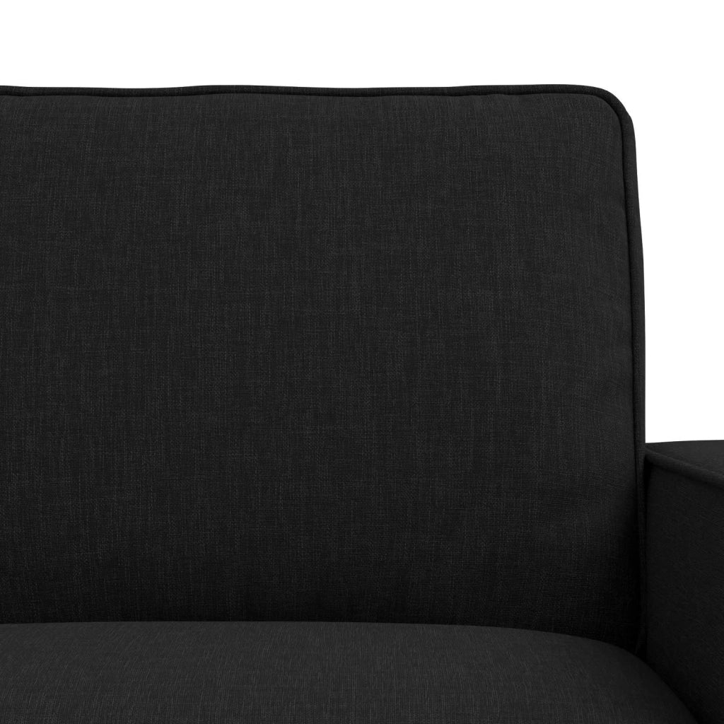 Set di divani 2 pcs Nero 162 x 80 x 82 cm Tessuto 3407502