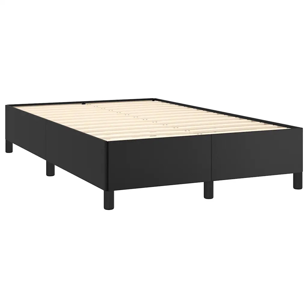 Giroletto senza Materasso-Struttura Letto Nero 120x190 cm Similpelle 171106