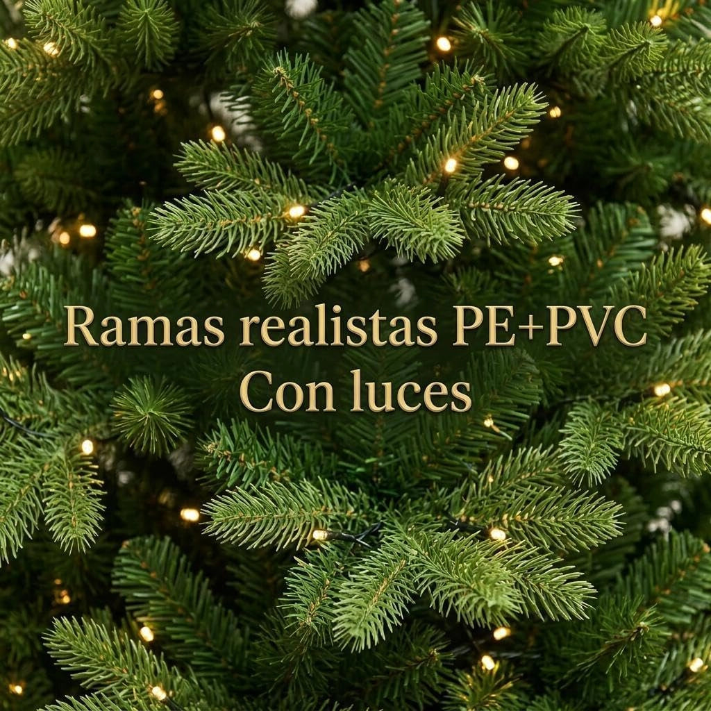 Albero di Natale Artificiale Folto 137cm con Luci LED Rami Realistici e Base Metallica