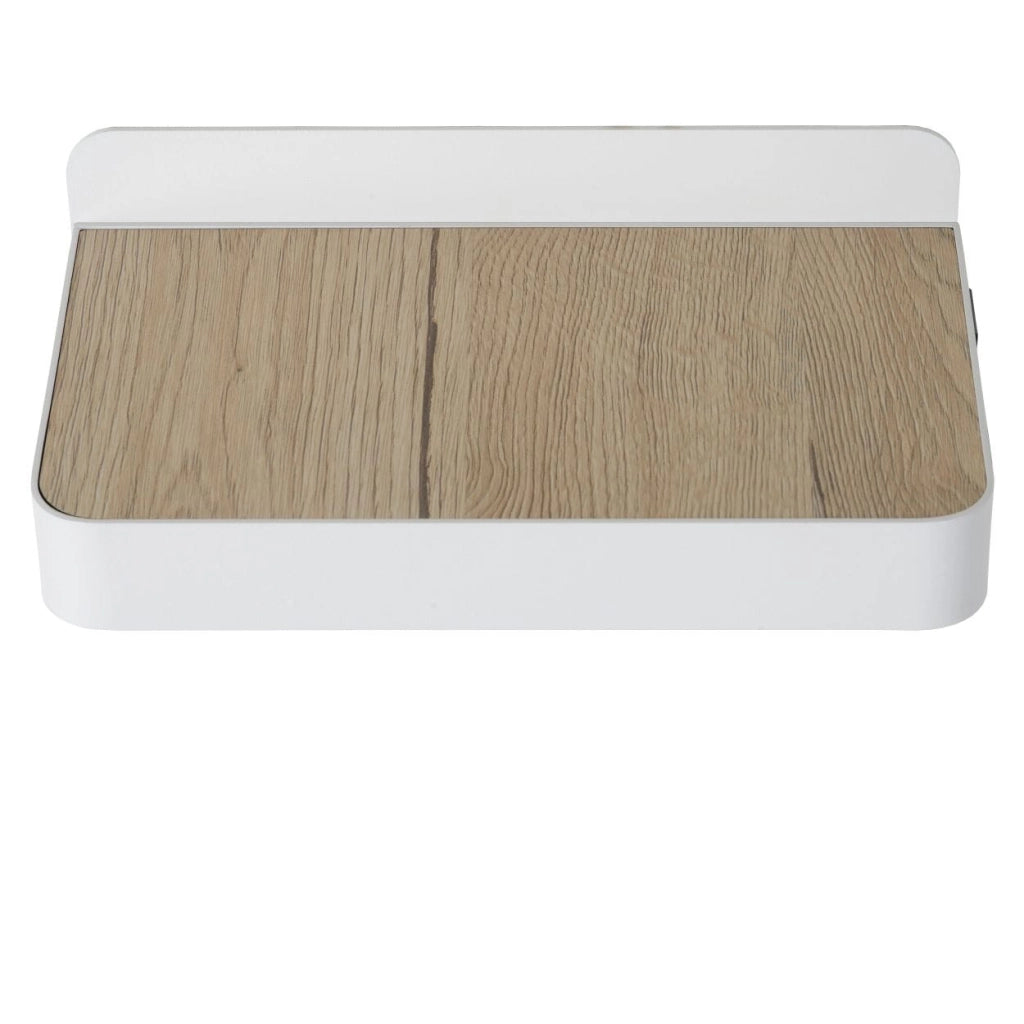 Applique Lucide Atkin bianco/legno LED 5W 2700K 350lm