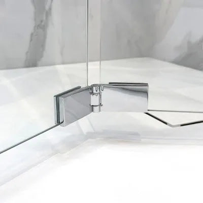 Box doccia 70x80x70 cm porta a soffietto serigrafata H 200 cm Ted