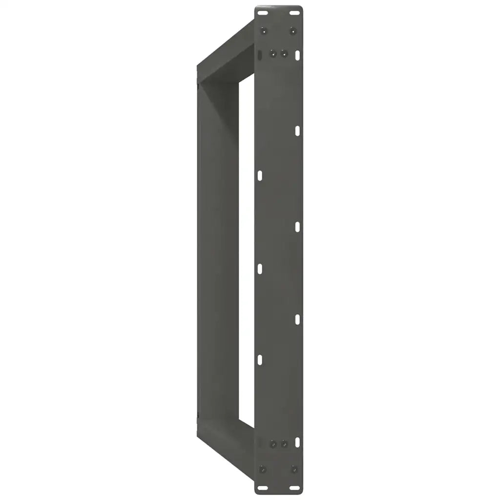 Gambe per tavolo da pranzo forma U 2 pz Antracite 80x(72-73) cm 4012798