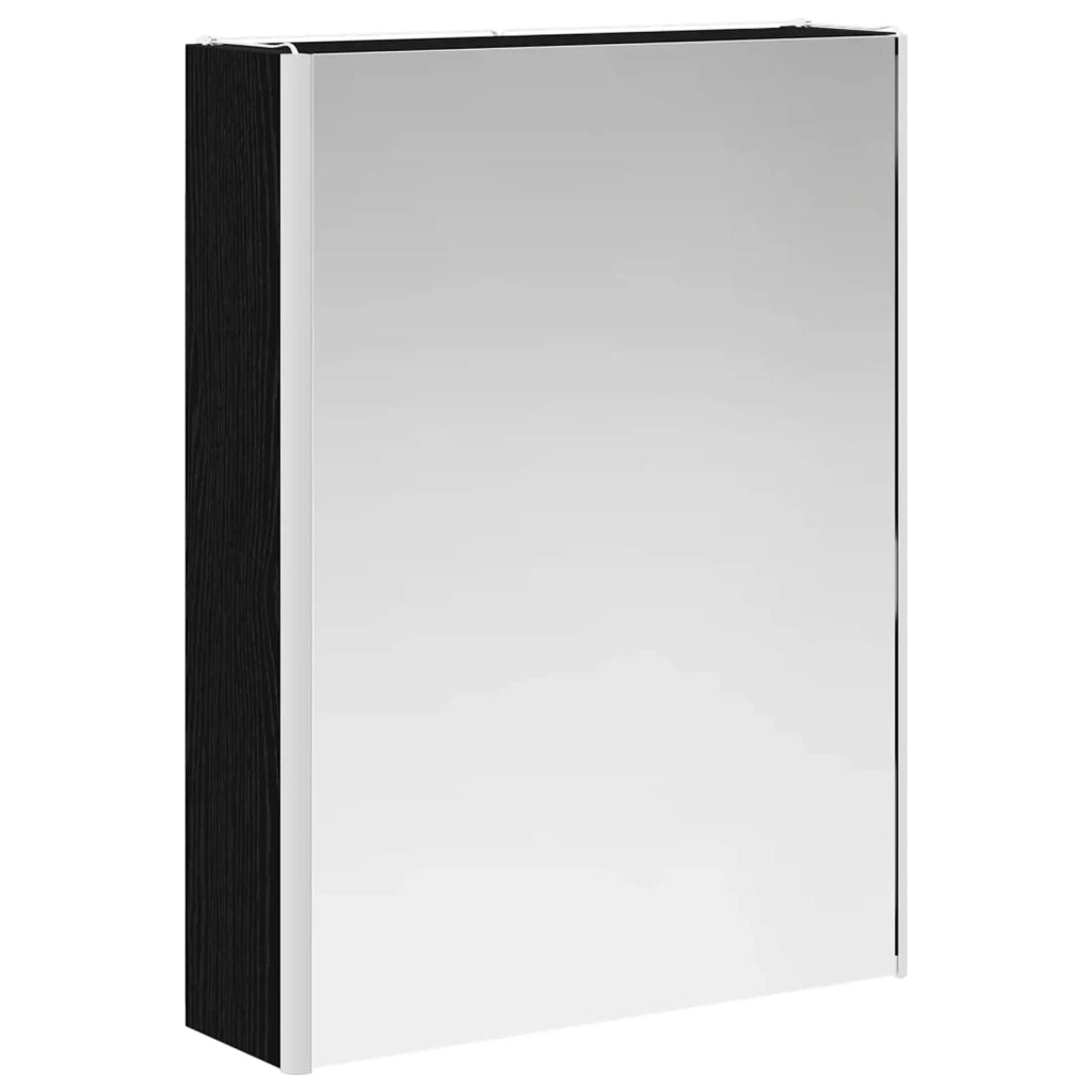 Set di mobili per il bagno 5 pz Rovere Nero 3406768