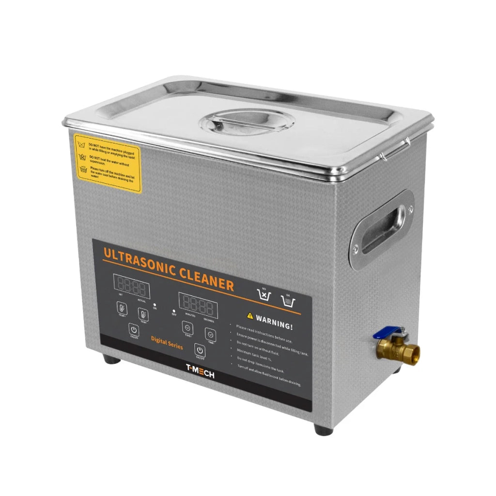 Pulitore digitale ad ultrasuoni 6L in acciaio Ultra Sonic vasca di pulizia Timer serbatoio di riscaldamento