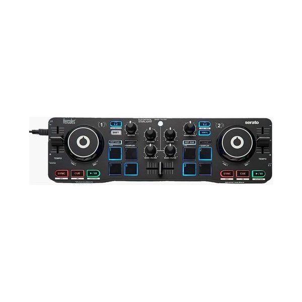 Controller disc jockey hercules 4780884 djcontrol starlight black