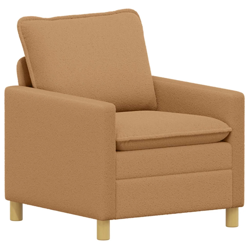 Divano | Divano da soggiorno | Sofa Beige 76 x 81 x 87,5 cm Tessuto