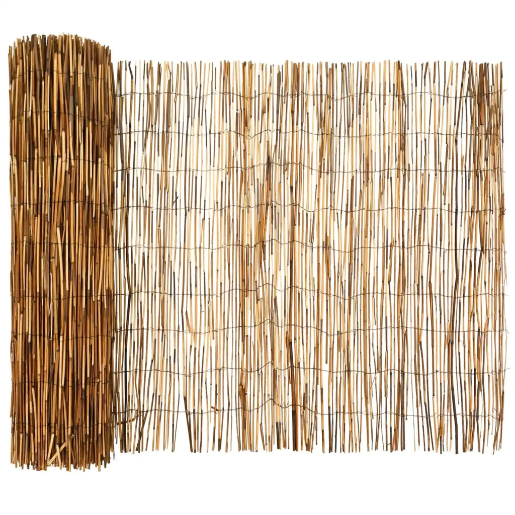Recinzione per Giardino Carbonizzato 600 x 90 cm Giunco 42031266
