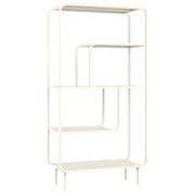 Console design in metallo bianco CAPUCINE