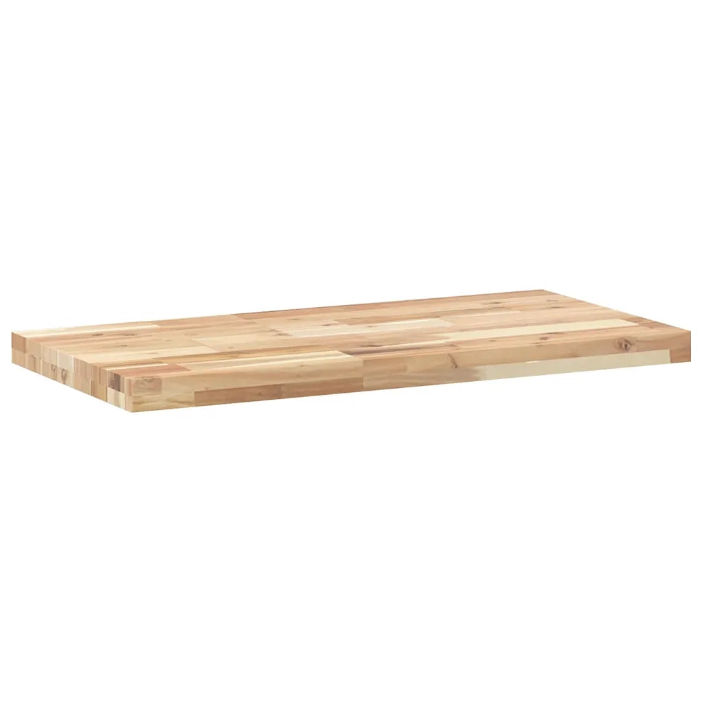 Piano per Tavolo 80x40x4 cm Rettangolare Legno Massello Acacia 4008779