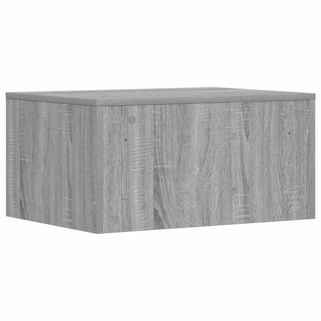 Scrivania | Tavolo da Ufficio a parete Grigio Sonoma 60 x 45 x 30 cm