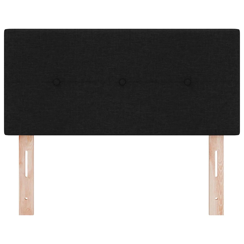 Testiera | Testata LED con strisce LED con Testiera | Testata Nero 100 cm Tessuto