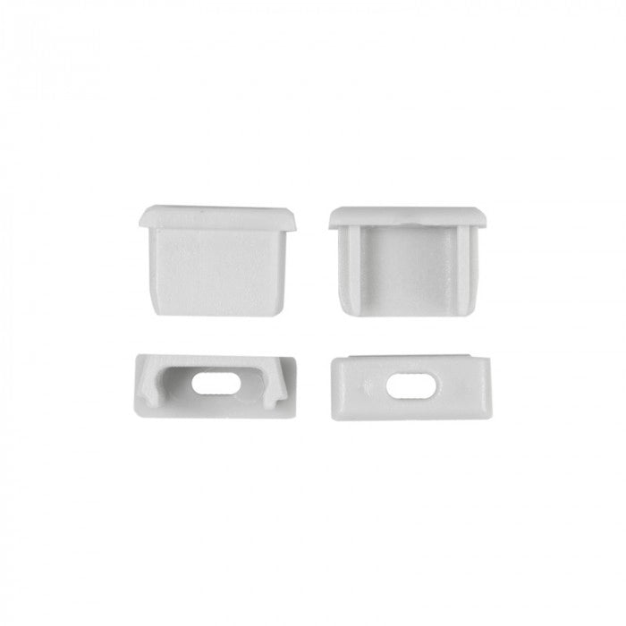 Profilo LED N02 da superficie bianco diffusore opale 2m Ecolight
