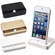 Trade Shop - Docking Station Per Iphone 5 Basetta Porta Dock Base Usb Supporto Caricabatte -