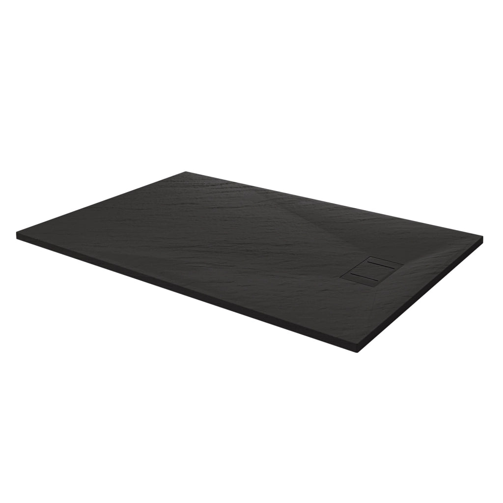 Piatto Doccia 70x160x2 6 CM Rettangolare Antracite Effetto Pietra mod. Blend