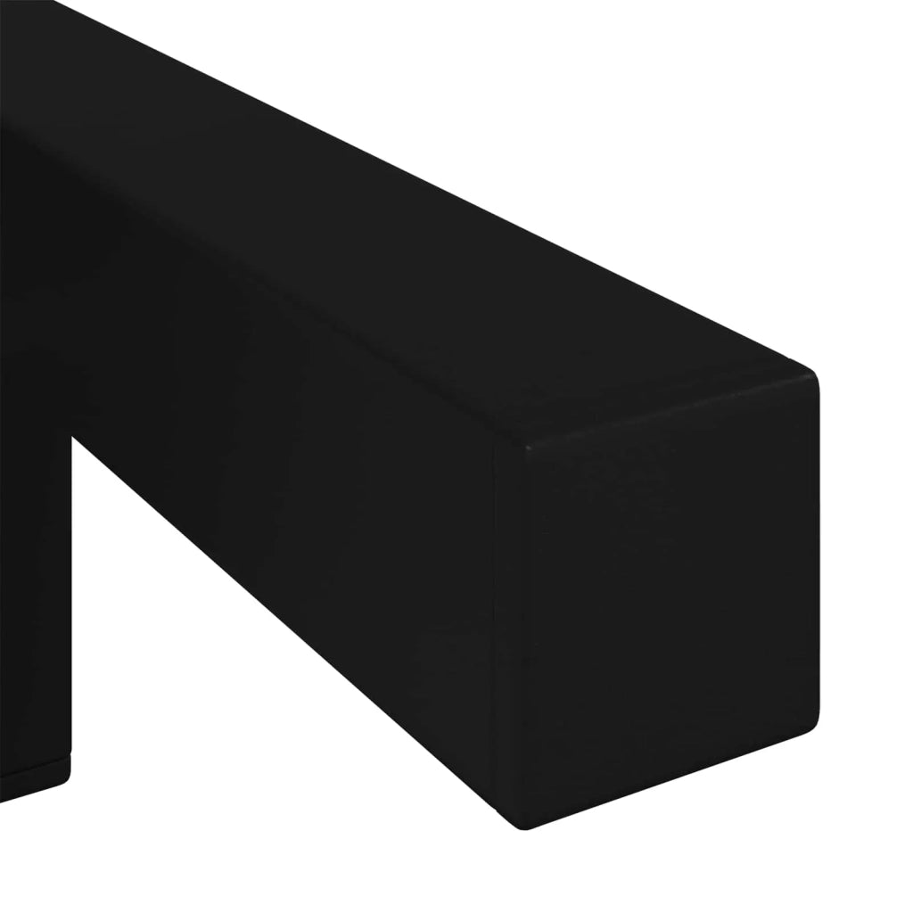 Piedi in piedi 2 pcs Nero 57 x 57 x 100 mm Ferro 864796